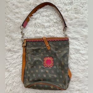 Dooney & Bourke Large Leather Bucket Shoulder Bag